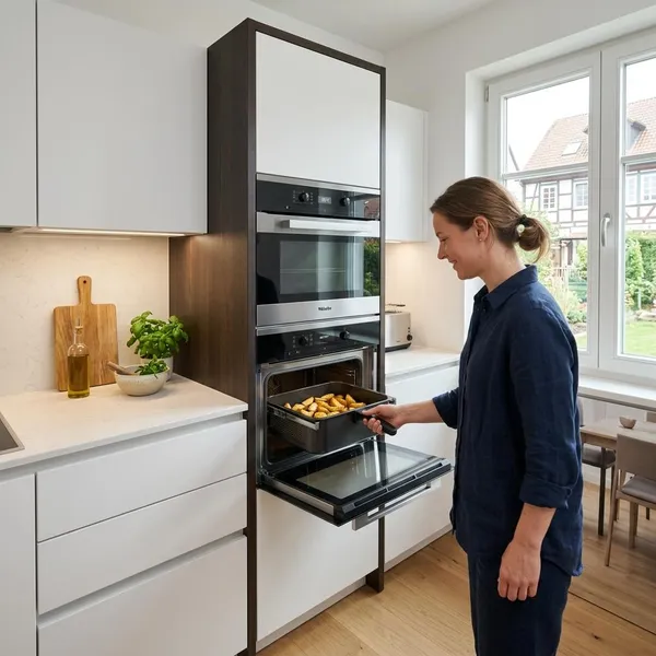 bestaat er een inbouw airfryer