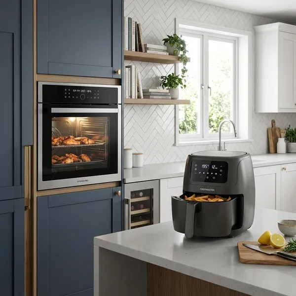 Wat een inbouw airfryer meestal betekent