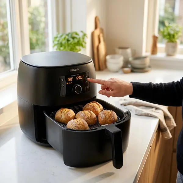 broodjes afbakken airfryer welke stand