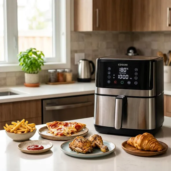 Eten opwarmen in de airfryer hoeveel graden