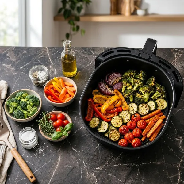 groente in de airfryer