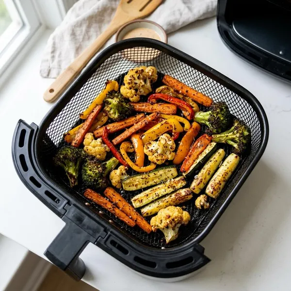 Groente in de airfryer klaarmaken