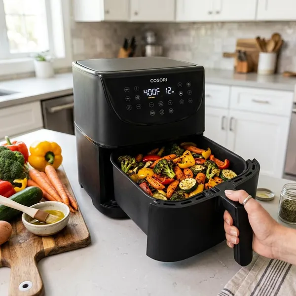 Groenten combineren in de airfryer