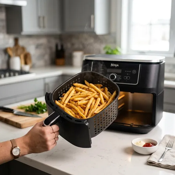 hoe lang moet friet in de airfryer