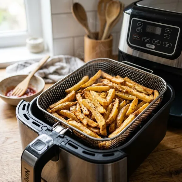 Op hoeveel graden bak je friet in de airfryer