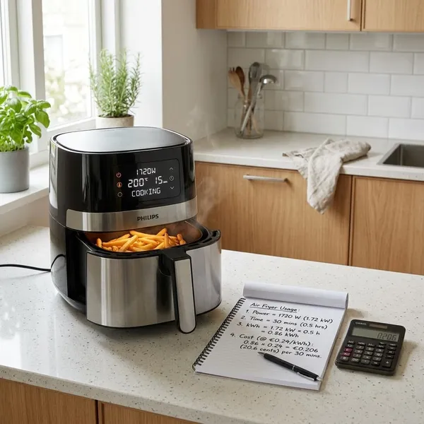 Waarom verschilt het wattage per airfryer
