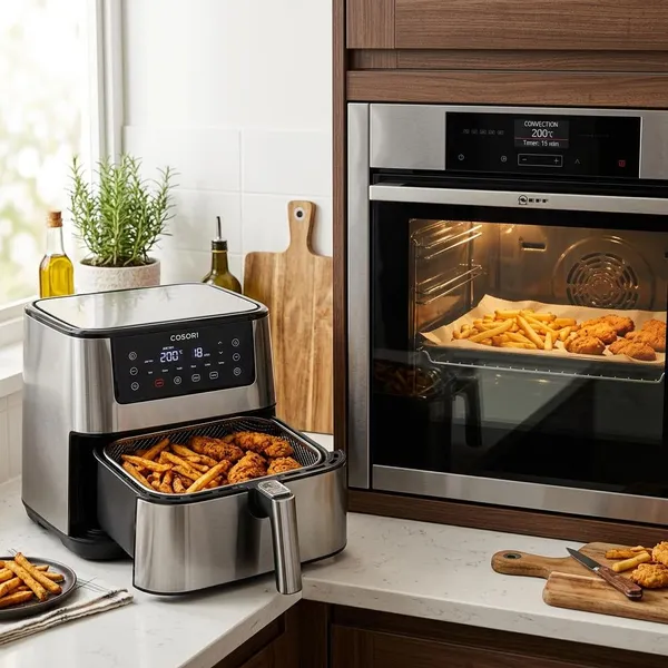 Wat is het verschil tussen airfryer en heteluchtoven