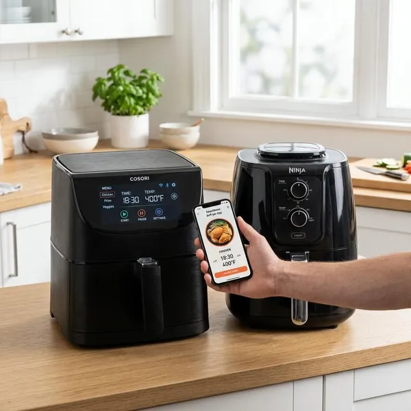 Hoe werken smartfryer en airfryer