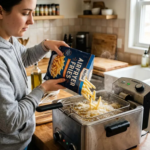 kan airfryer friet in frituurpan