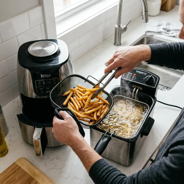 Zo blijft airfryer-friet krokant