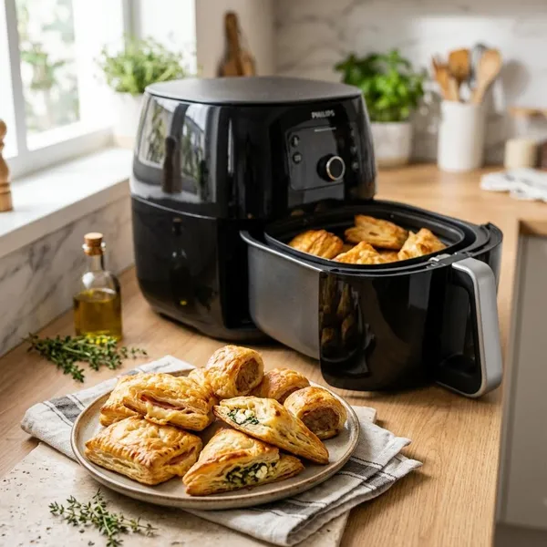 Zo wordt bladerdeeg krokant in de airfryer