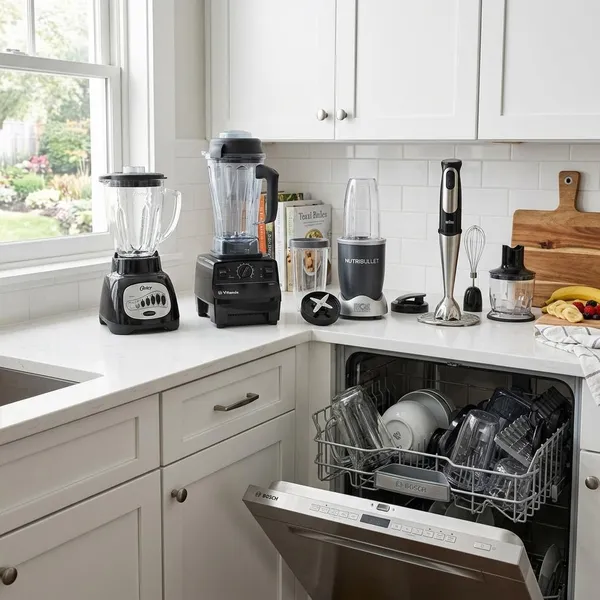Blender schoonmaken zonder vaatwasser