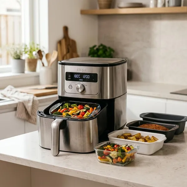 kan een ovenschaal in de airfryer