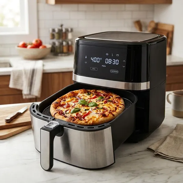 Welke pizza past in de airfryer