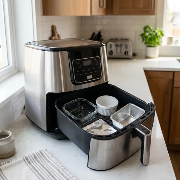 Folie, bakpapier of siliconen in de airfryer