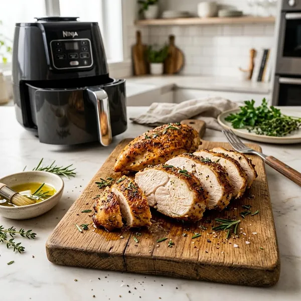 Kip in de airfryer voorbereiden