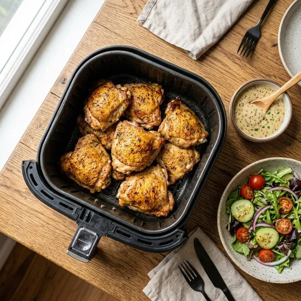 Zo krijg je kip krokant in de airfryer