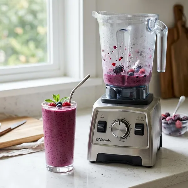 Een gladde smoothie maken met bevroren fruit