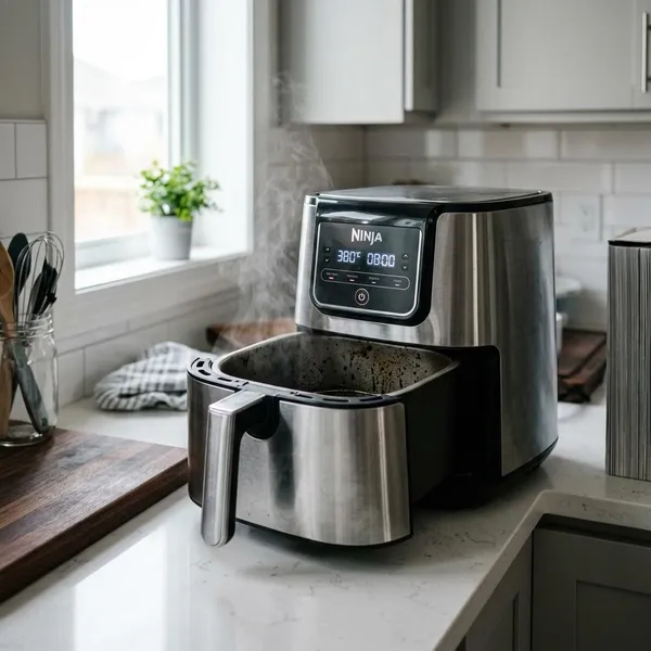 Waarom stinkt een airfryer