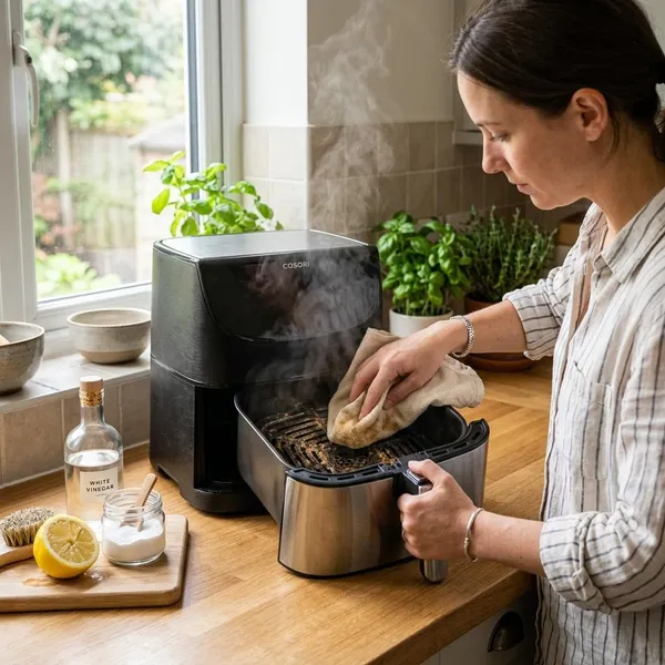 Wanneer is een stinkende airfryer niet normaal