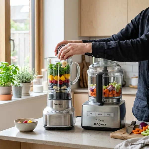 Wat is het verschil tussen blender en keukenmachine