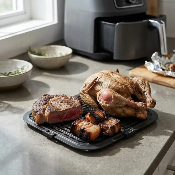 Welk vlees kan in de airfryer