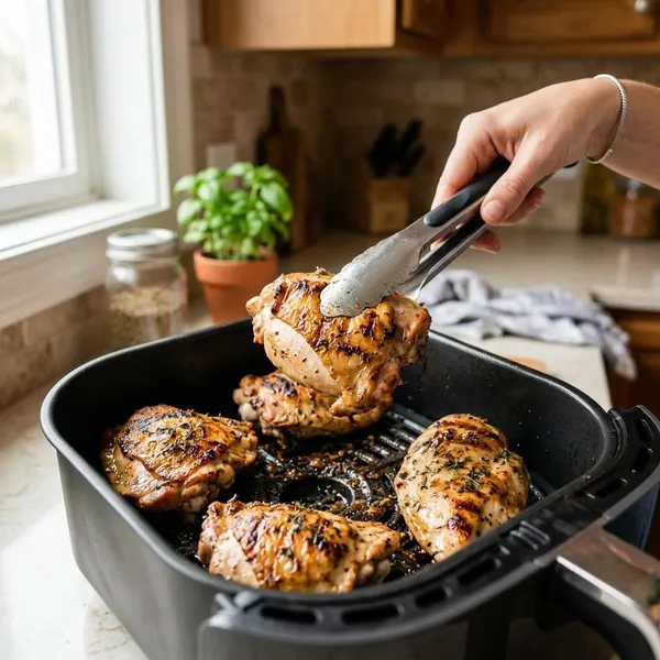 Vlees in de airfryer voorbereiden